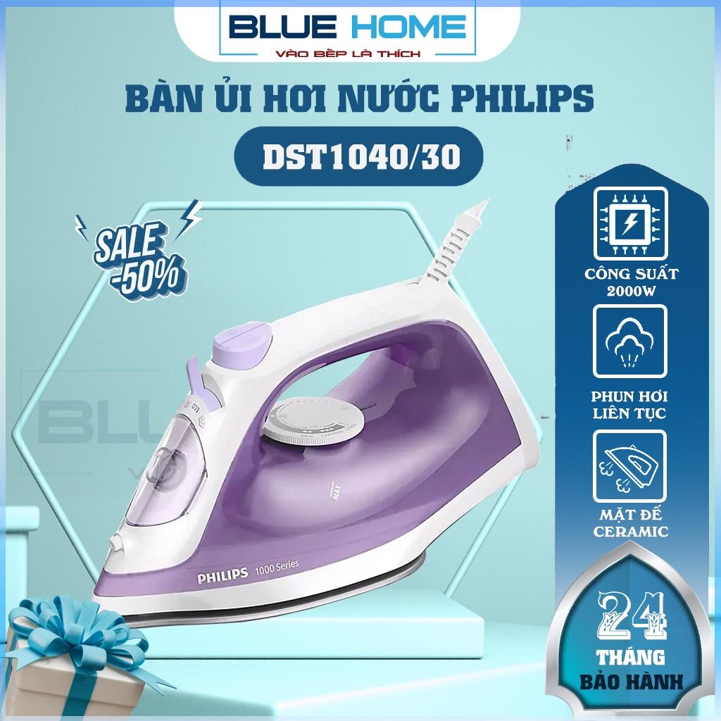 Bàn Ủi Hơi Nước Philips DST1040/30, 2000w - Mặt Đế Ceramic, Hàng Chính Hãng