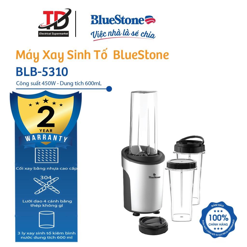 Máy xay Sinh Tố BlueStone BLB-5310,Công suất 450w - Kèm 3 Cối Xay Mang Đi, Hàng chính hãng