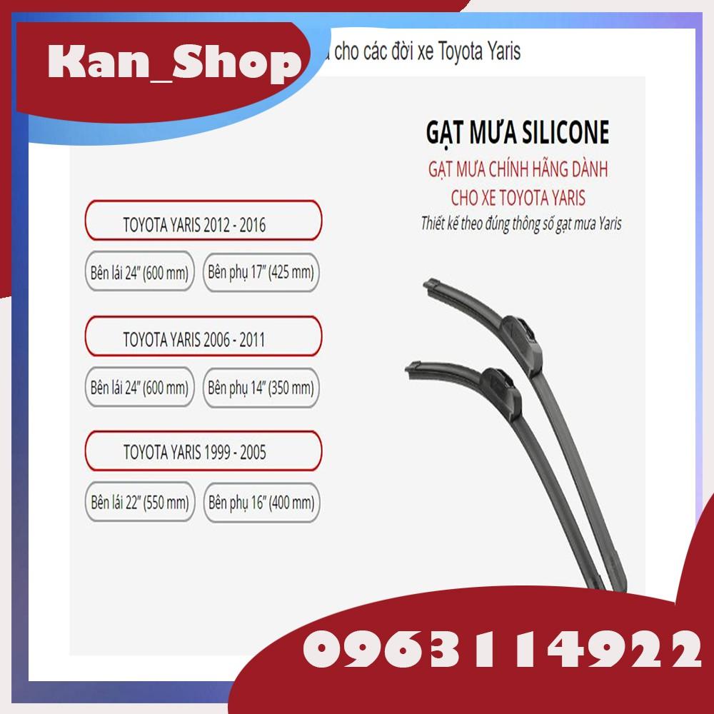 Cần Gạt Mưa Silicone Dành Cho Xe Toyota Yaris