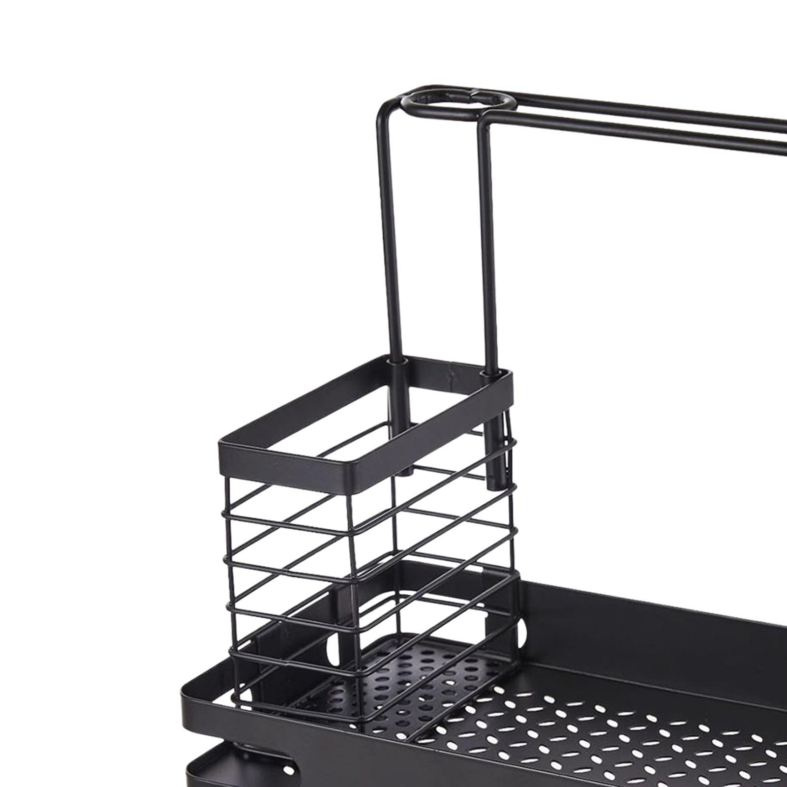 Brush Soap Dispenser Holder Rustproof Sponge Holder for Bathroom