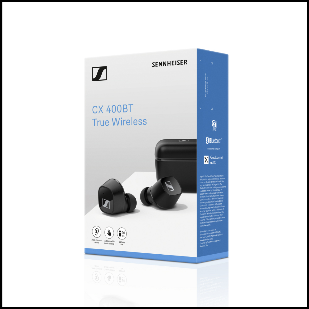 Tai Nghe Bluetooth True Wireless Sennheiser CX 400BT - Hàng Chính Hãng