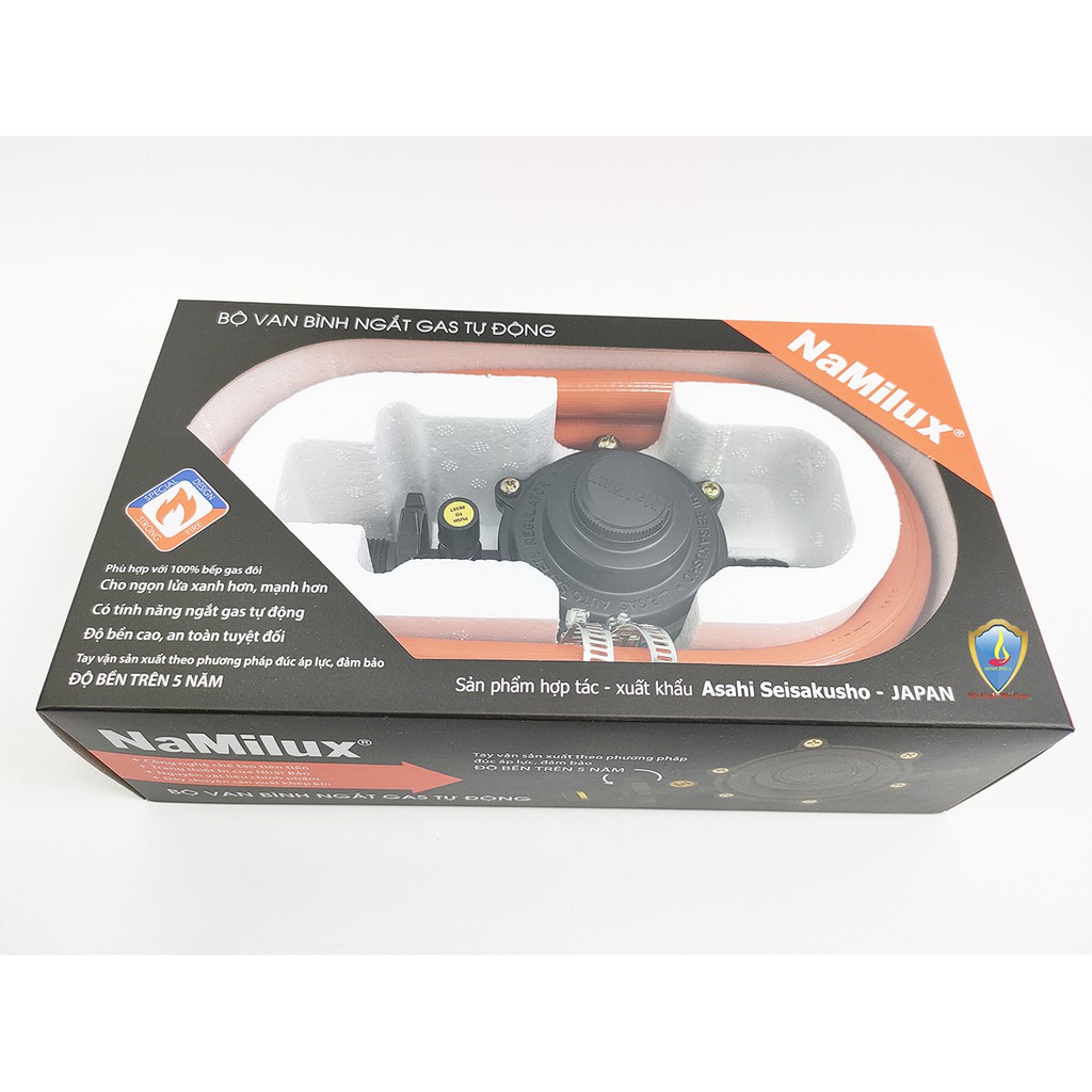 Bộ van bình ngắt gas tự động Namilux NA-345S-VN - HÀNG CHÍNH HÃNG