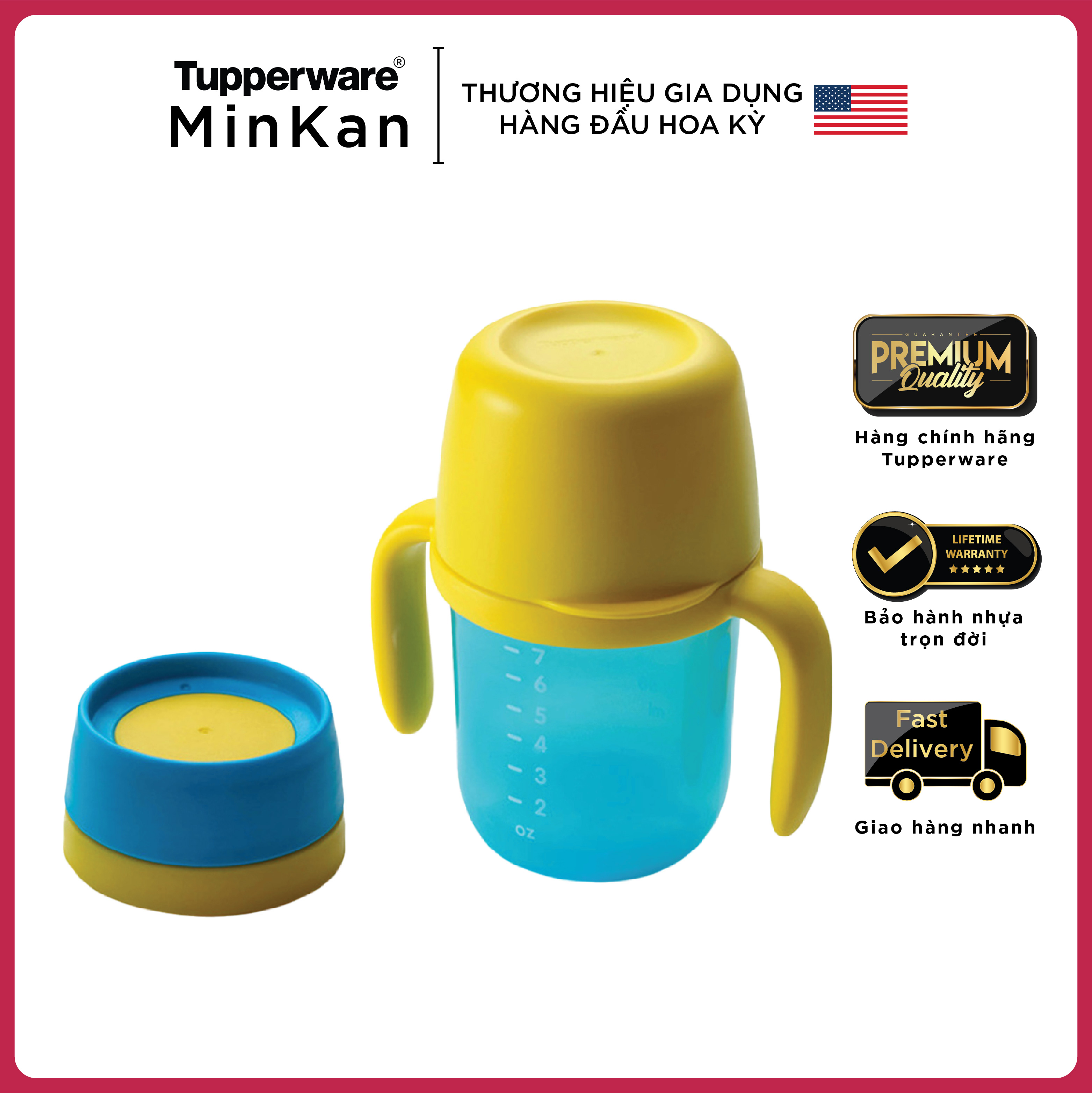 Bình tập uống Tupperware Twinkle sippy 250ml
