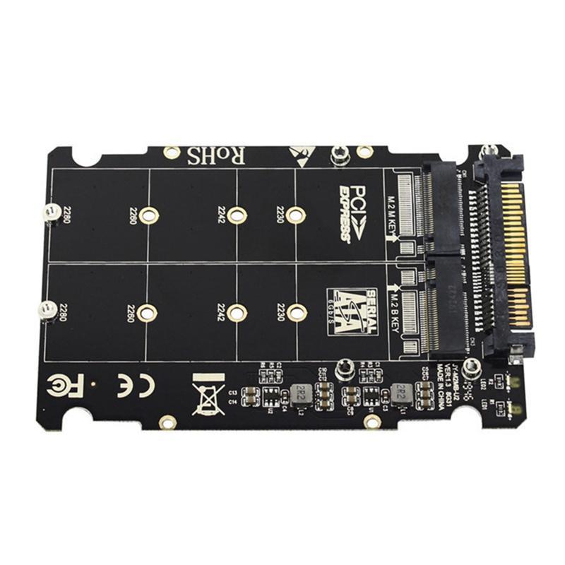 Cáp ChuyểN ĐổI 2 Trong 1 M.2 NVME SATA U2PCB M.2 NVME SSD B SSD Sang U.2 SFF-8639 PCIe M2 Cho MáY TíNh