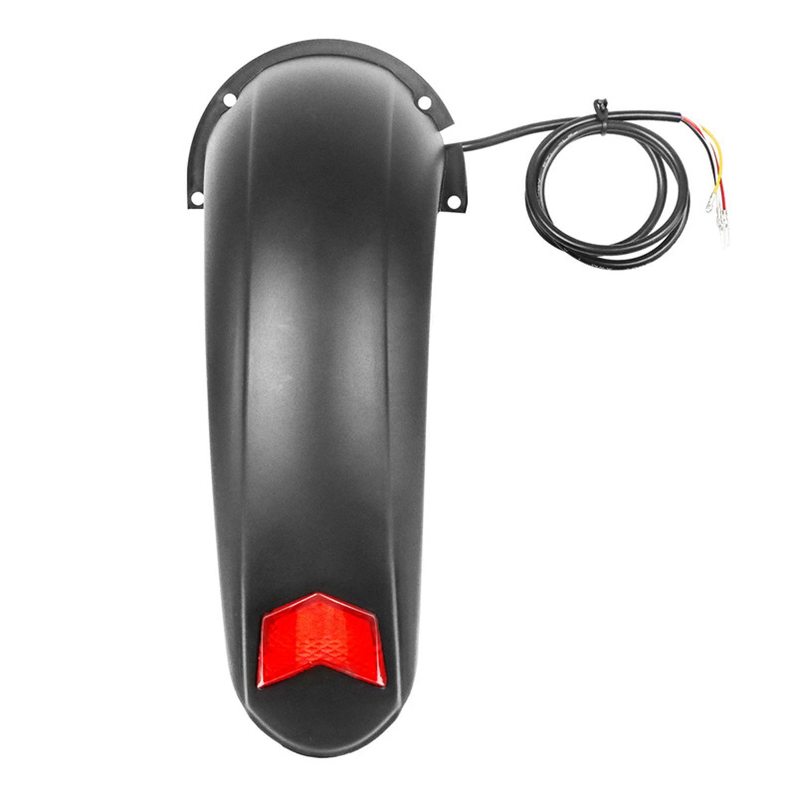Tire Mudguard with Taillights Equipment Supplies Guard Mudflap Electric Bike Rear for Night Riding Outdoor Cycling