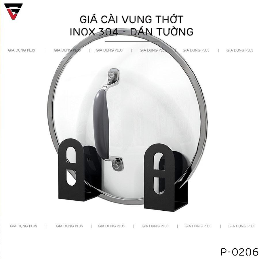 Giá Cài Thớt &amp; Vung Nồi Dán Tường [ INOX 304 ] Dán Tường | Tặng Kèm Keo Dán Siêu Chắc