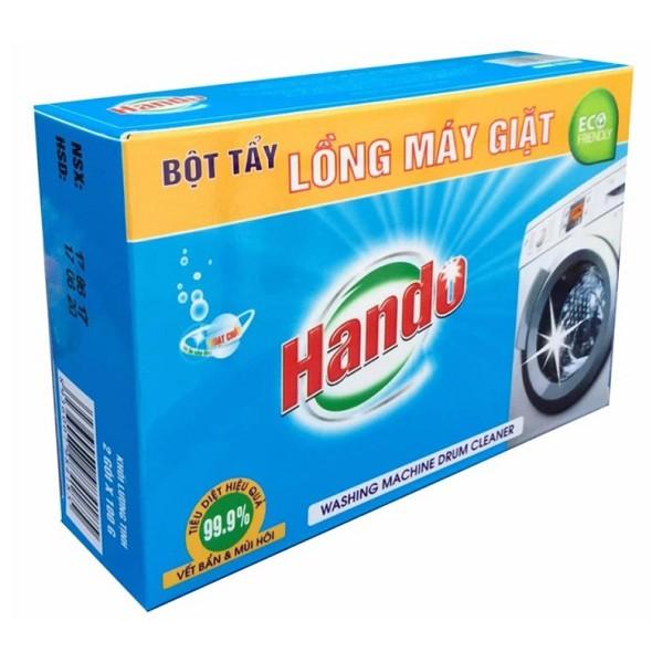 Hộp 2 gói bột tẩy vệ sinh lồng máy giặt Hando siêu sạch 200g