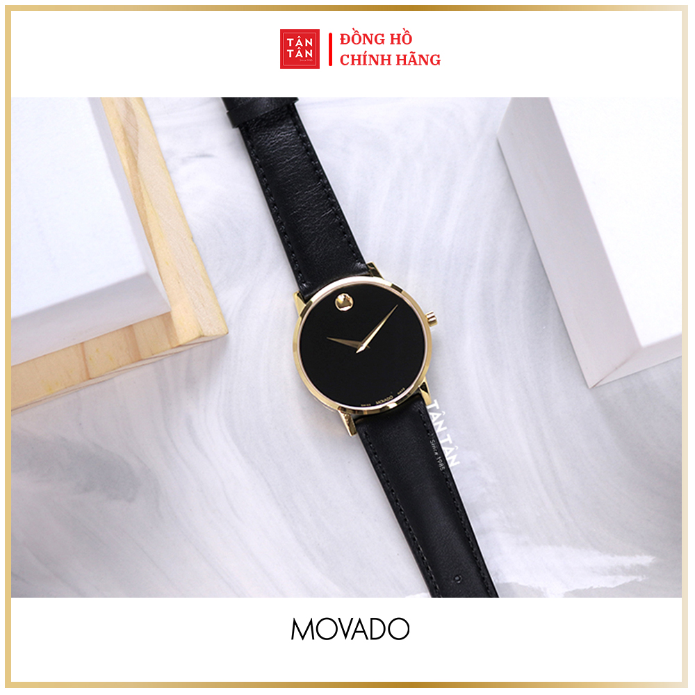 Đồng Hồ Thời Trang Nam Movado Máy Pin Museum Classic 0607271 40mm