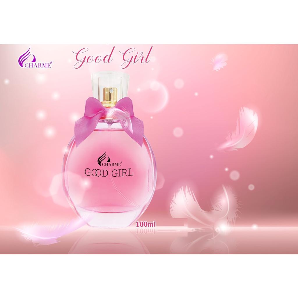 Nước hoa nữ cao cấp, Charme GoodGirl, đem đến cảm giác ly kỳ, huyền bí, khiến mọi người khám phá, 100ml