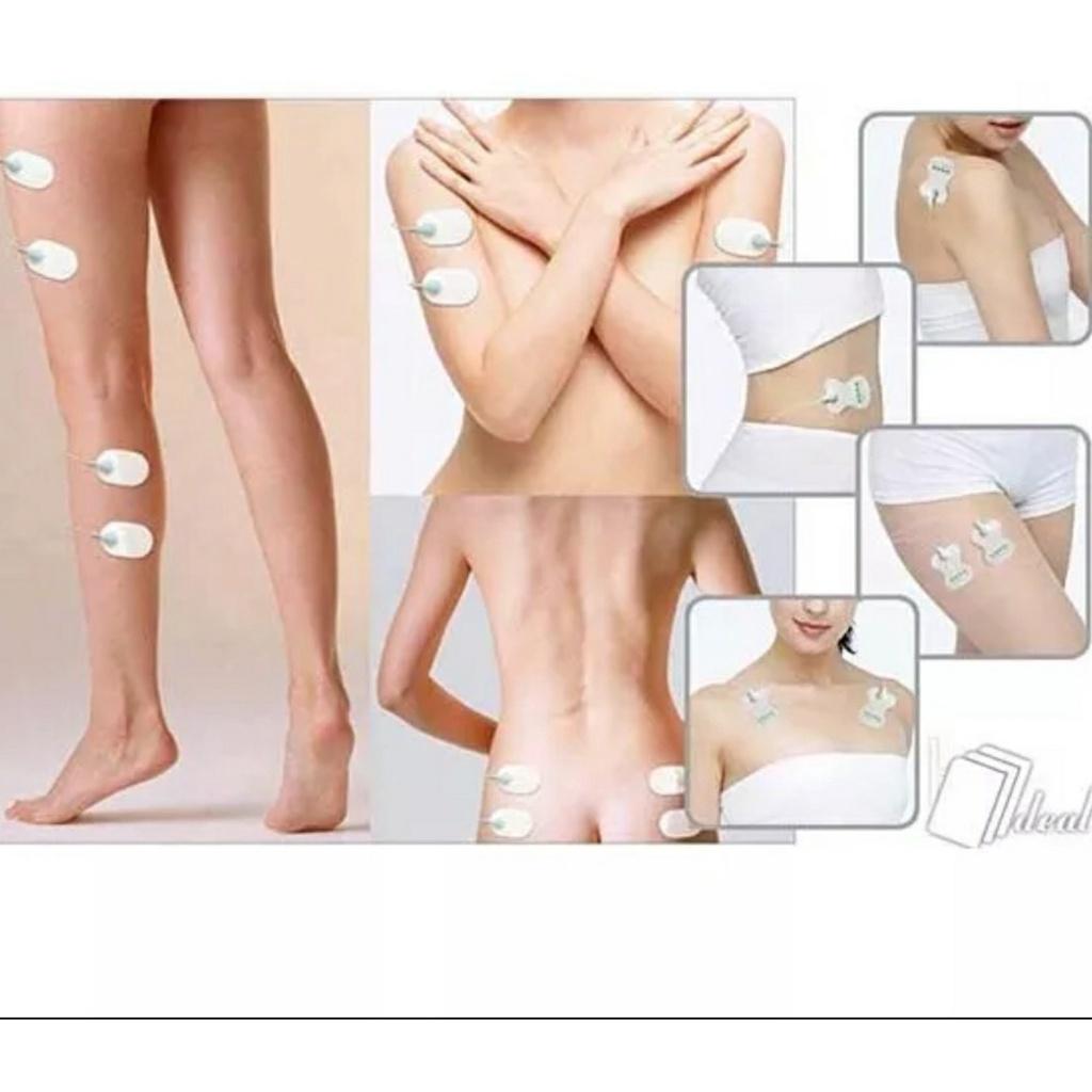 Máy Massage Bấm Huyệt Xung Điện Với 4 Miếng Dán Trị Liệu Giúp Giải Tỏa Căng Thẳng Mệt Mỏi