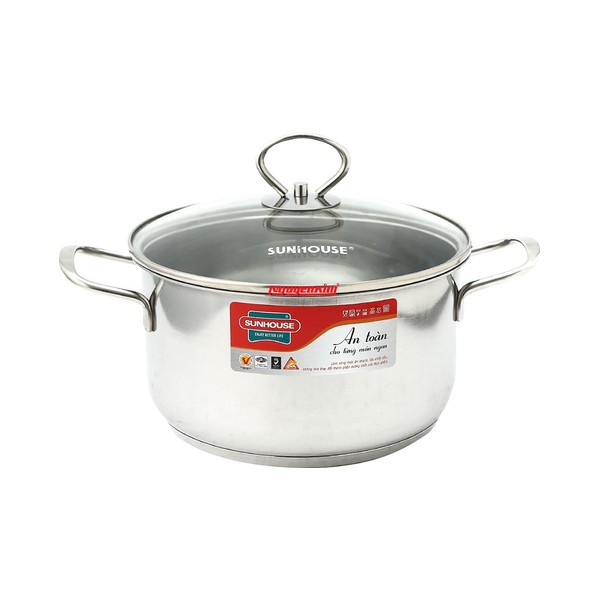 BỘ NỒI INOX SUNHOUSE VK-SH888 -Hàng chính hãng