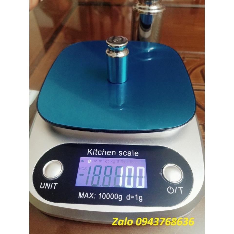 Cân thực phẩm tiểu ly điện tử siêu chính xác dải cân 10kg/1g,cân điện tử nhà bếp mini,độ chính xác cao