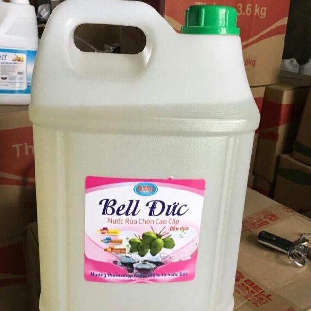 Nước Rửa Chén Tinh Dầu Dừa, Quế, Chanh Bell Đức 10L