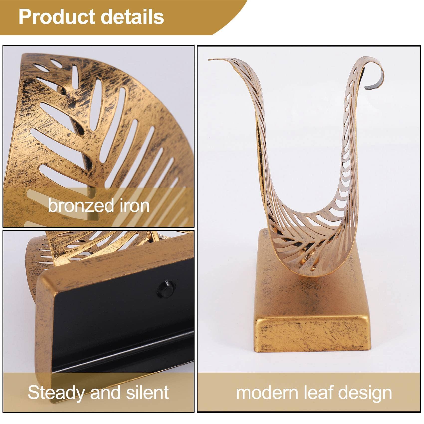 Chủ sở hữu khăn ăn hiện đại miễn phí với thiết kế lá, bộ phân phối khăn giấy Khung máy tính để bàn, hộp lưu trữ cho nhà hàng/bữa tiệc/nhà bếp