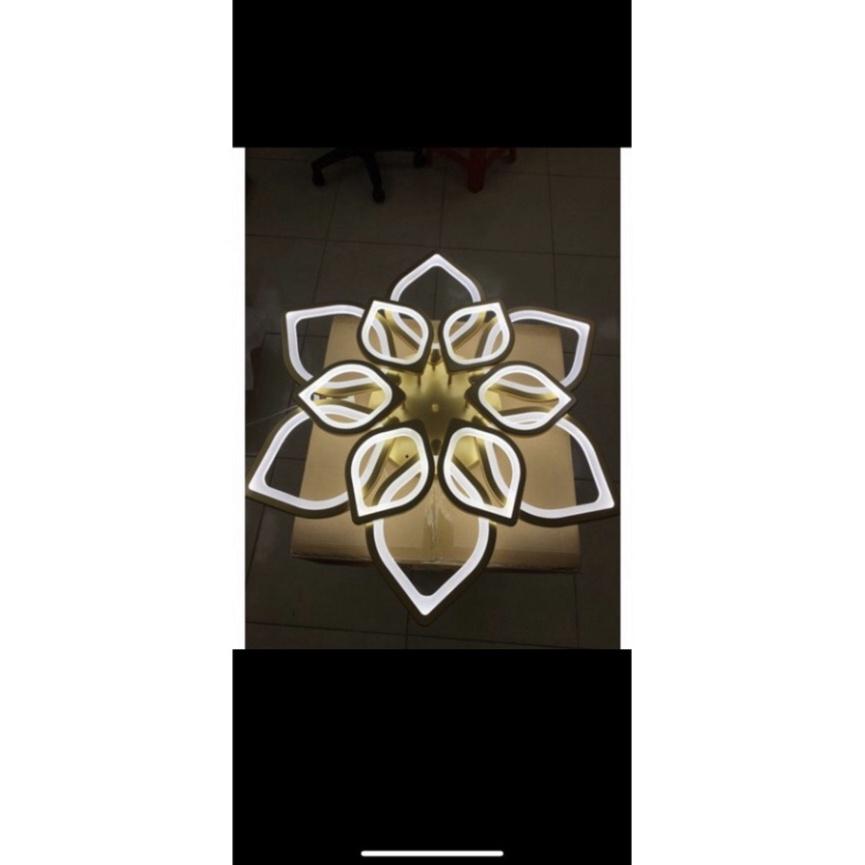 Đèn ốp trần hoa sen 12 cánh, đèn gắn trần, đèn trần trang trí, đèn decor DT DDT