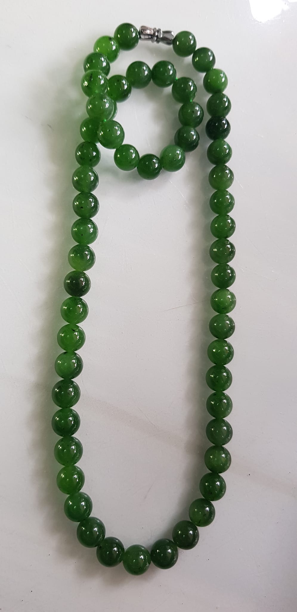 Vòng chuỗi đeo cổ Nữ mới đẹp Đá ngọc jade hay ngọc phật xanh tự nhiên  Size 8mm màu xanh ngọc bích bóng sang đẹp hợp mệnh thủy mộc hỏa Quà tặng ý nghĩa cho Mẹ, mình và người thân ý nghĩa ạ