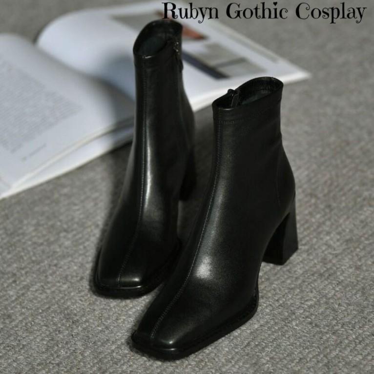 Giày Boots Cao Gót Thu Đông hot trend ( Size 34 - 39 )
