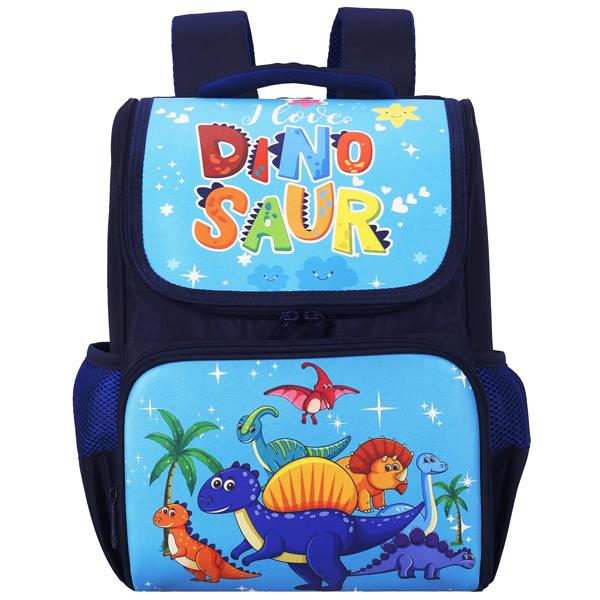 Cặp Chống Gù Bé Trai Size M - Miti C11072M_DIN3_NAV_SKY - Dinosaur