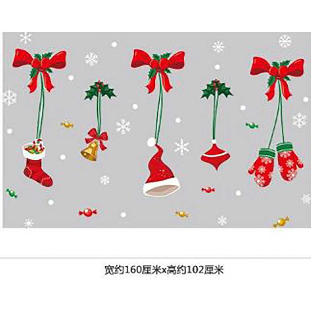 DECAL TRANG TRÍ NOEL 2 MẶT 2021 SỐ 8