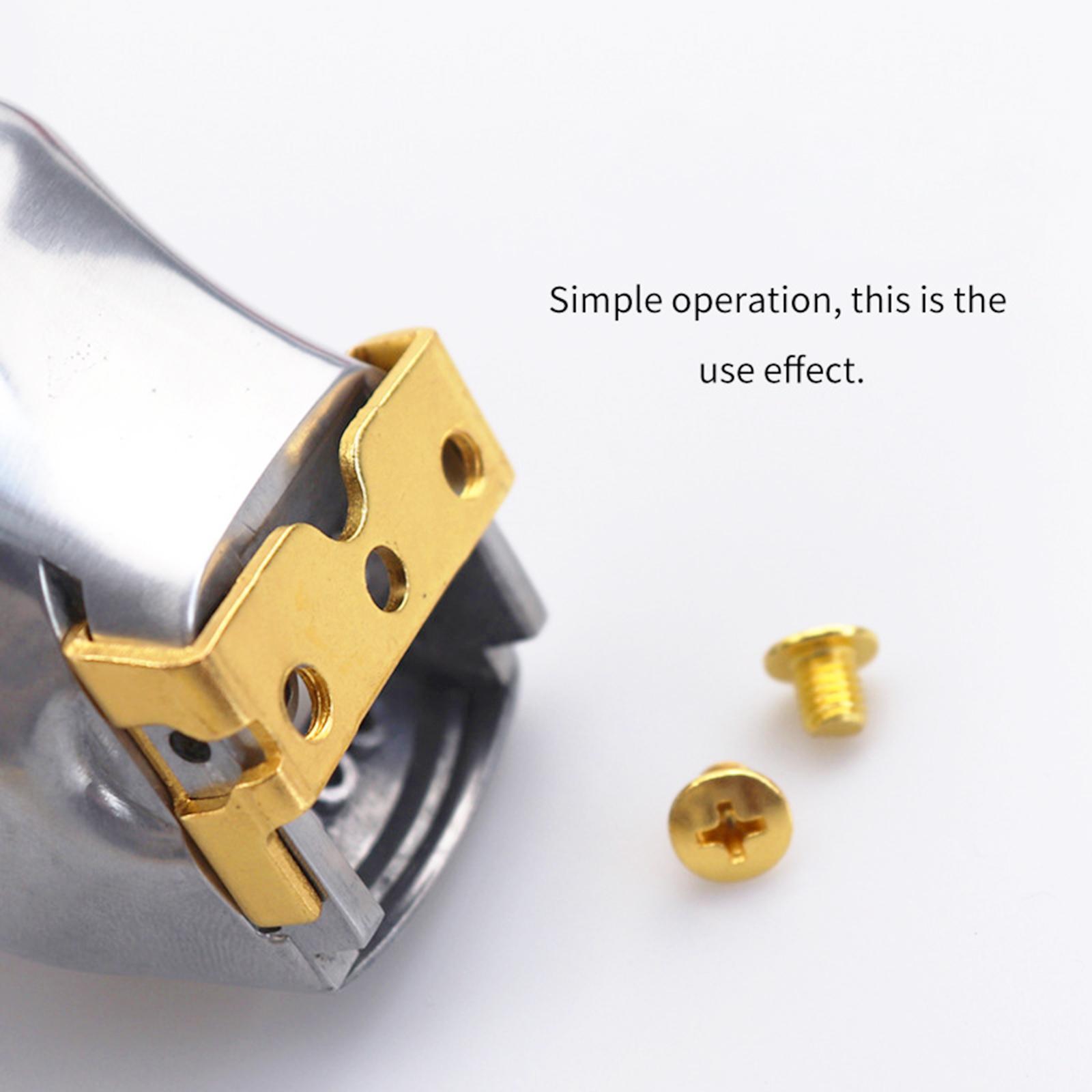 Electric Push Scissors Holder Kit for WAHL 8148 Parts for Haircutting Gold