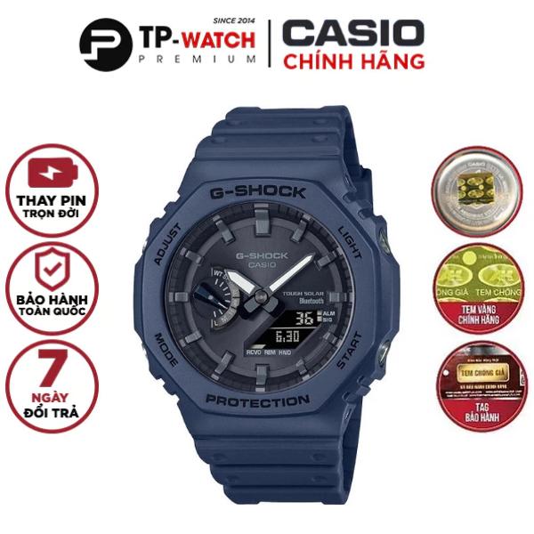 Đồng Hồ Nam Dây Nhựa Casio G-Shock GA-B2100-2ADR Chính Hãng - Pin Năng Lượng Mặt Trời - GA-B2100-2A Bluetooth