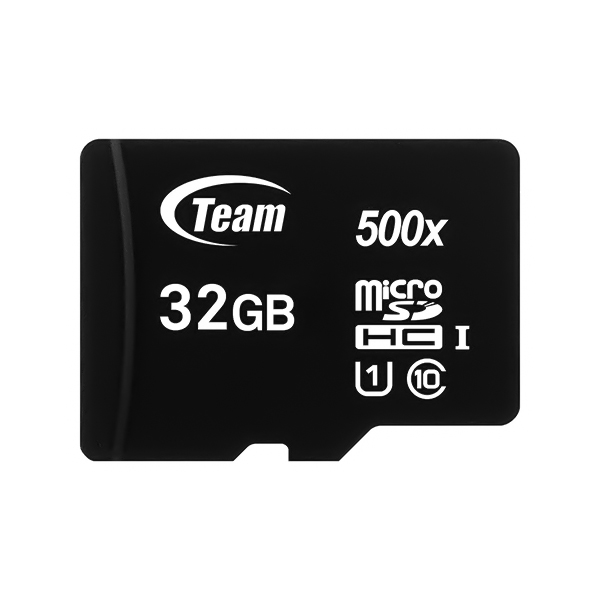 Thẻ Nhớ Micro SDHC Team 32GB 500x Class 10 U1-80MB/s (Đen) - Hàng Chính Hãng