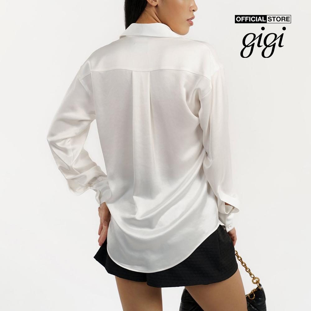 GIGI - Áo sơ mi nữ phom suông tay dài hiện đại G1108T221240