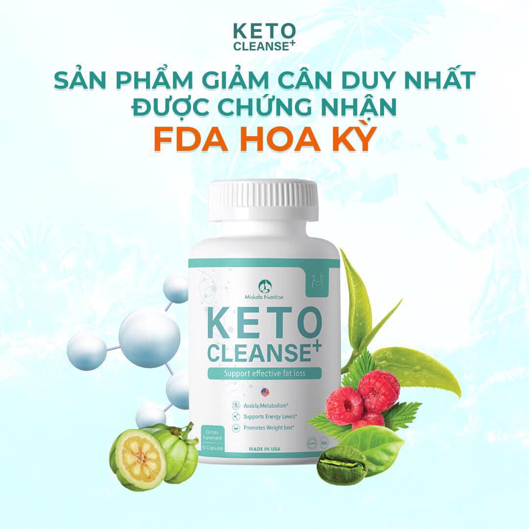 Viên uống hỗ trợ điều chỉnh cơ thể Keto Cleanse+