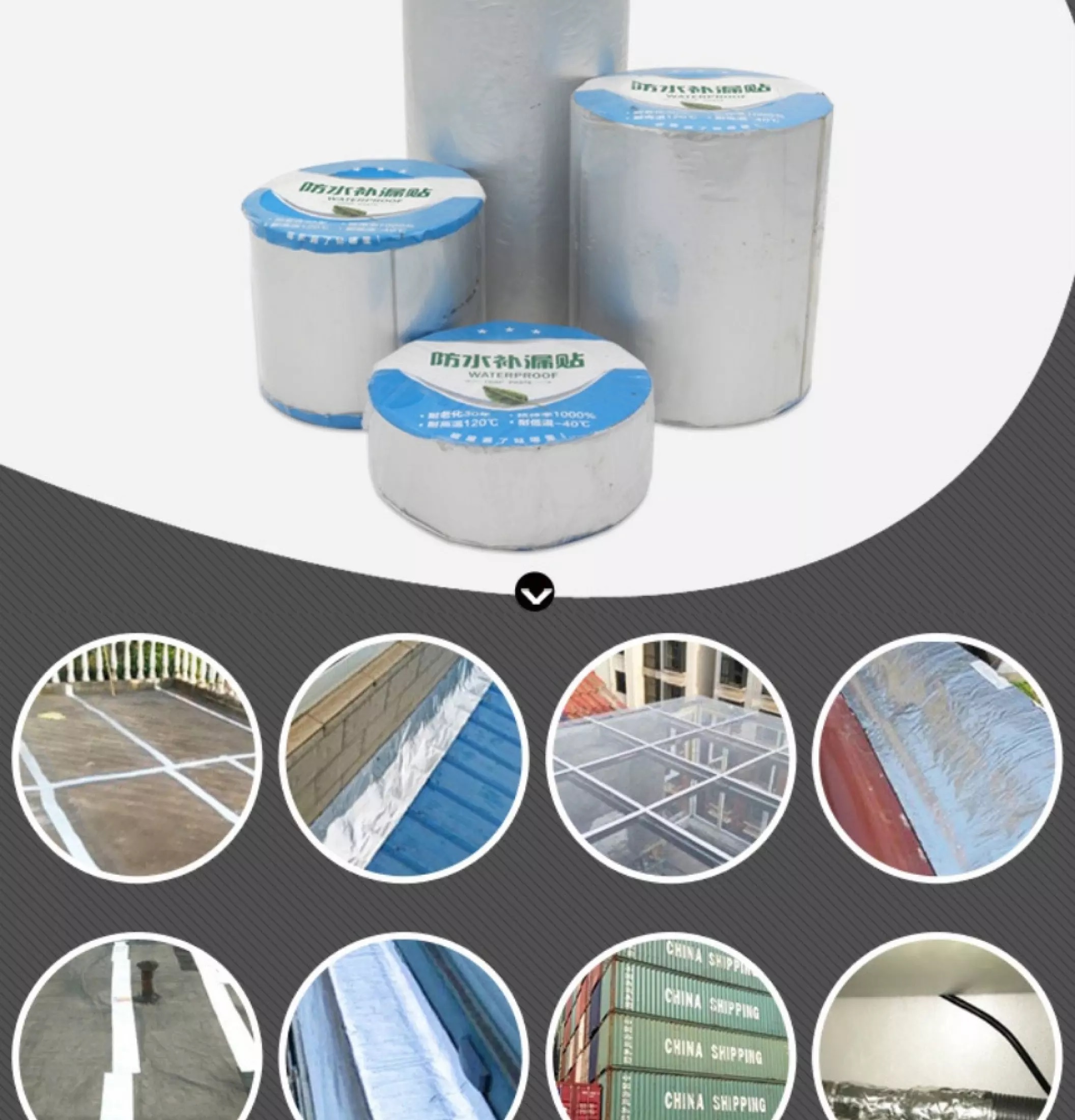 Băng Keo Siêu Dính Chống Thấm Chuyên Dụng Khổ 5 - 10cm, Chống Thấm, Chống Dột, Chịu Nhiệt Tiện Dụng