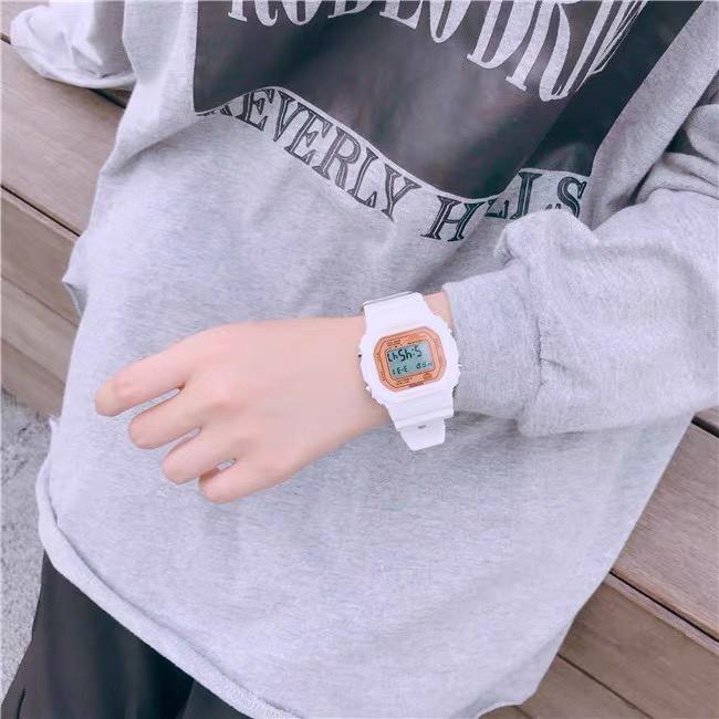 Đồng hồ unisex thể thao Sport Watch Sanosi dây cao su cao cấp chống nước chống xước tốt