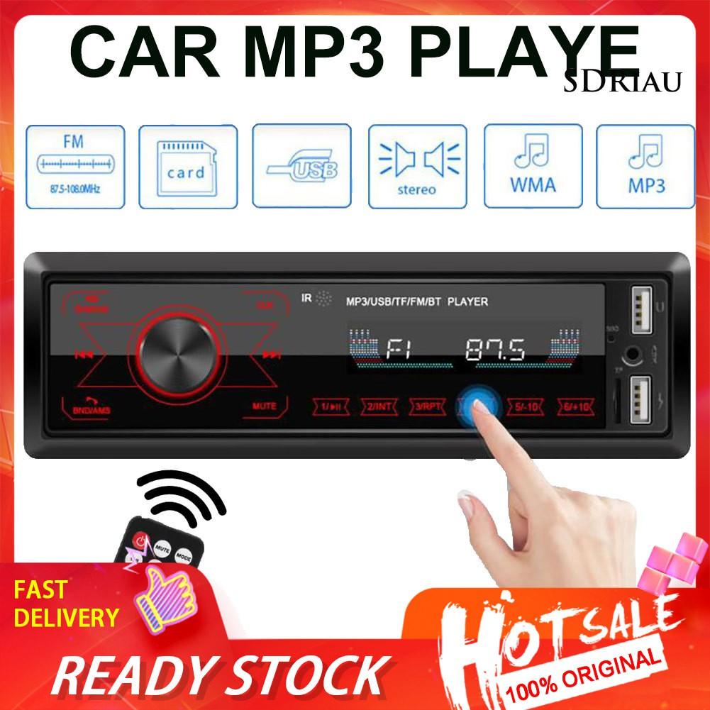 Máy Nghe Nhạc MP3 Bluetooth 1 Din Tiện Dụng Kèm Phụ Kiện Cho Xe Hơi