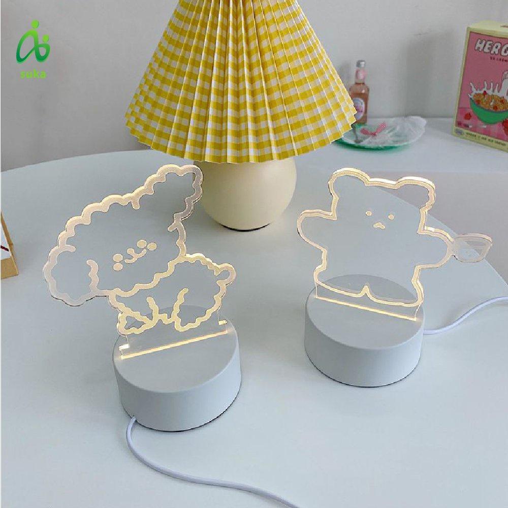 Đèn ngủ trang trí led Animal 3D, trang trí phòng, sự kiện, Quà tặng SK