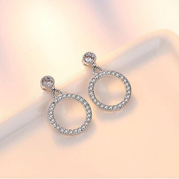 Bông tai s925 nạm đá zircon sáng lung linh BHBT186