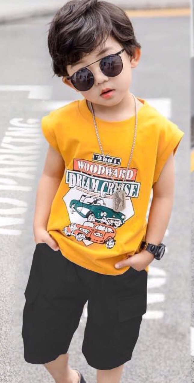 BỘ THUN BÉ TRAI DỄ THƯƠNG CHO BÉ 10-40KG