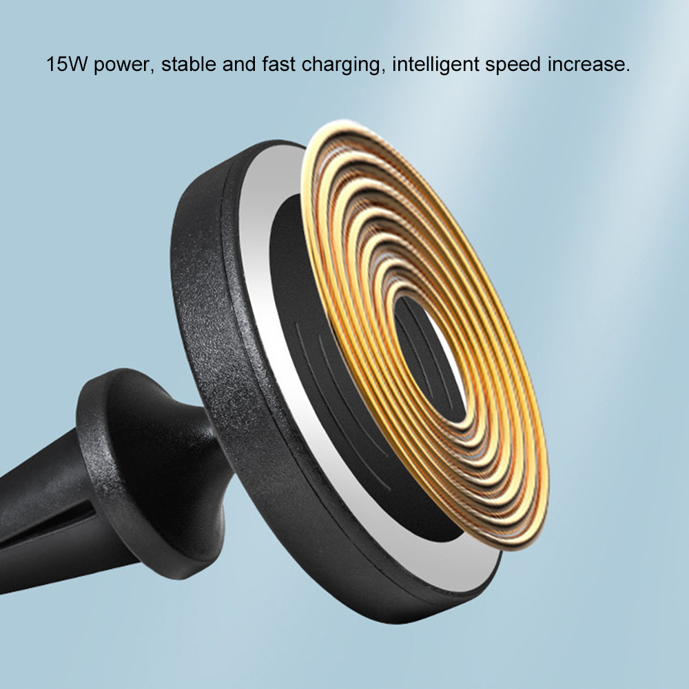 Bộ Sạc Ô Tô Không Dây C3-YH 15w Với Giá Đỡ Thông Gió Và Chân Đế Sạc Nhanh QI