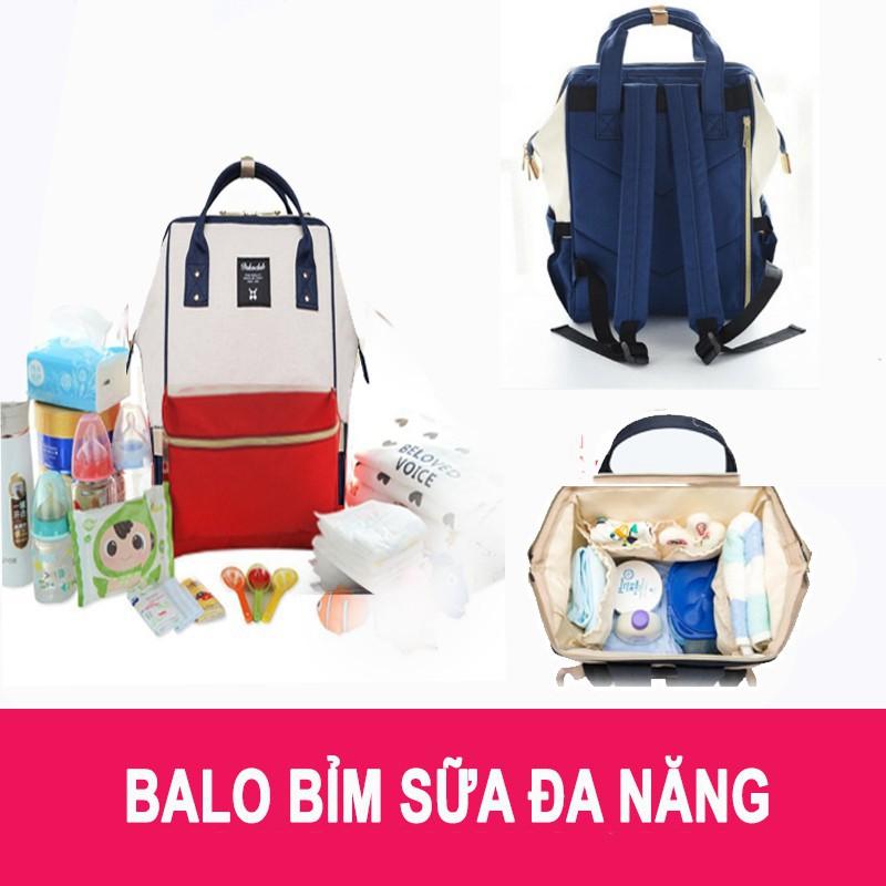 Balo tiện dụng dùng cho mẹ bỉm sữa( đựng được nhiều đồ cho bé sơ sinh)