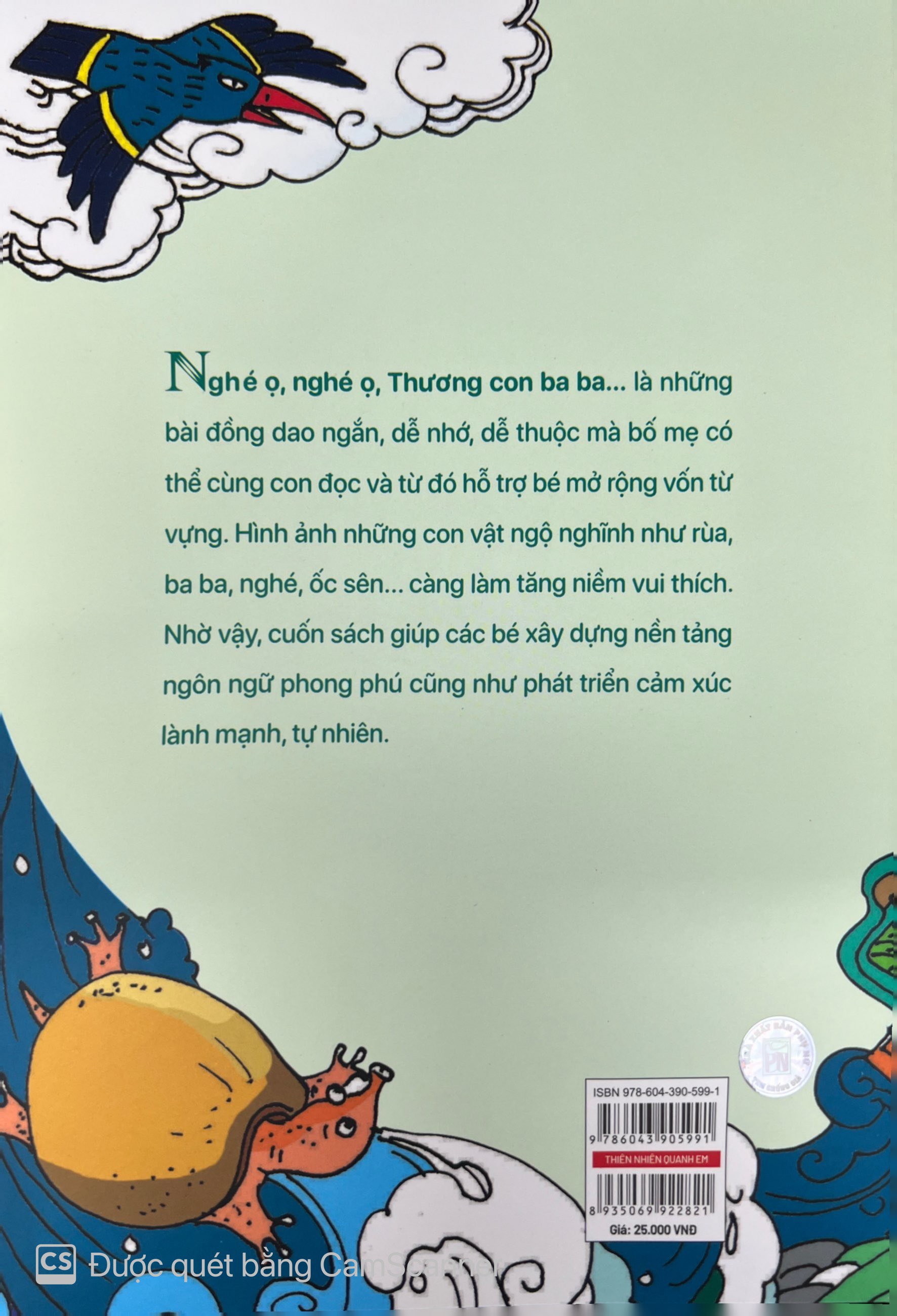 Sách - Đồng Dao Cho Bé: Thiên Nhiên Quanh Em (PN)