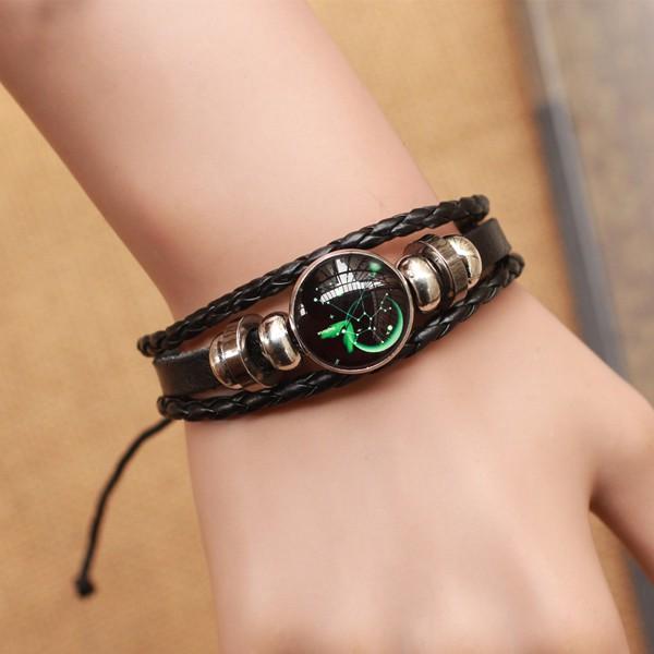 VÒNG TAY 12 CUNG HOÀNG ĐẠO DÂY RÚT VT03