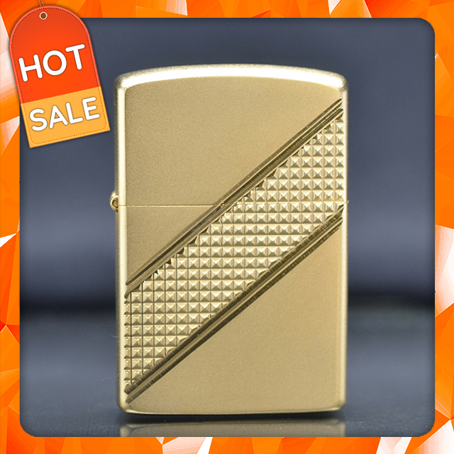 Vỏ Hột Quẹt Bật Lửa Xăng Đá Zorro Z92006B Họa Tiết Chéo - Dùng Xăng Bấc Đá Cao Cấp