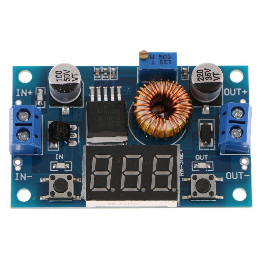 5A 75W DC To DC Set Down Volt Constant Volt Converter With LED Display Voltmeter