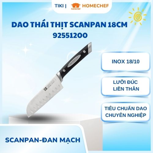 Dao thái, dao cắt gọt chống dính đa năng Scanpan Classic 12.5cm 92551200, thép không gỉ cao cấp