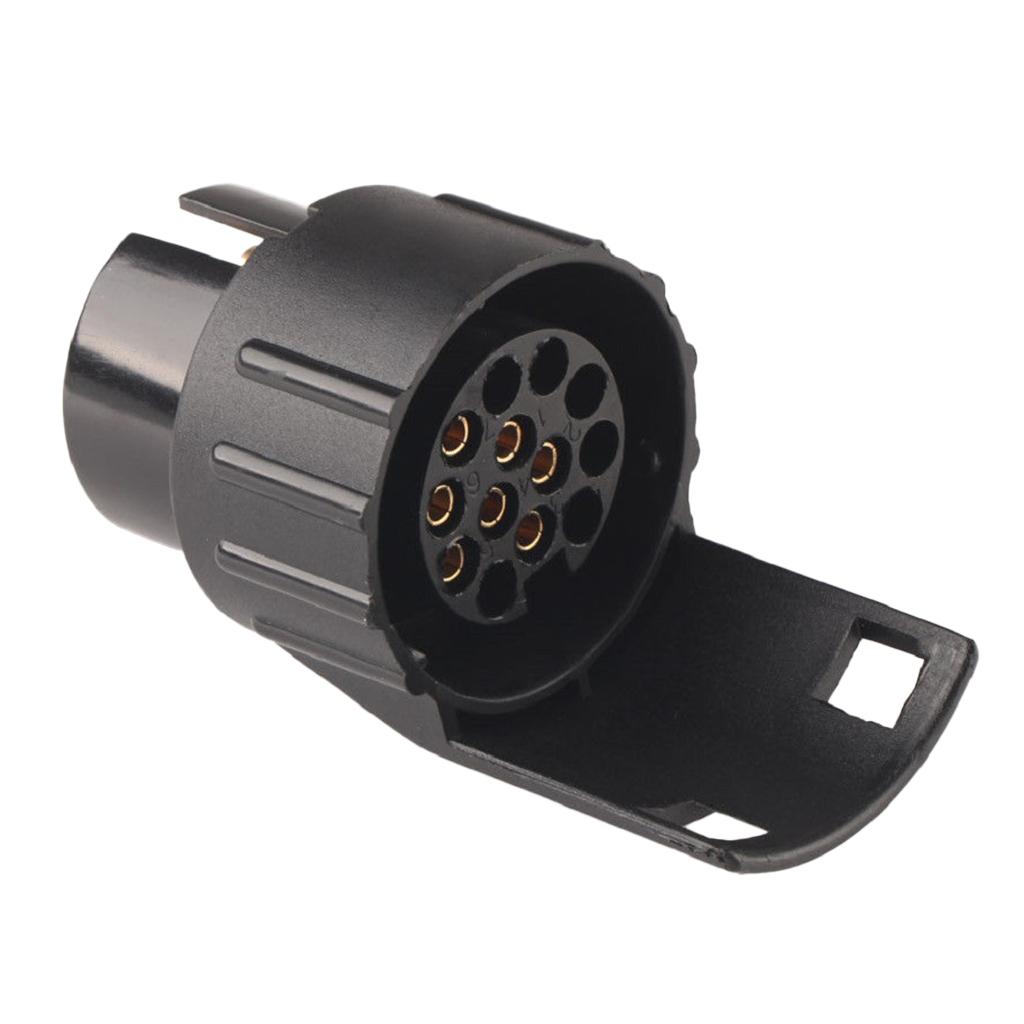 Car Trailer Truck 7 Pin to 13 Pin Plug Adapter Converter Tow Socket 12V