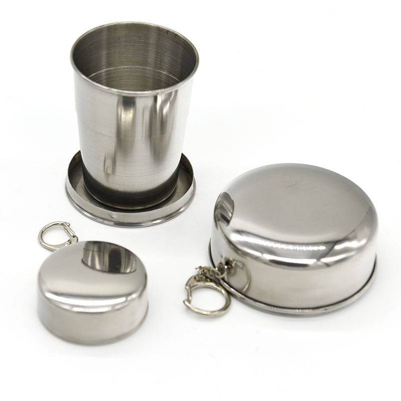 Ly inox, Cốc cá nhân xếp gọn thông minh 3 cỡ