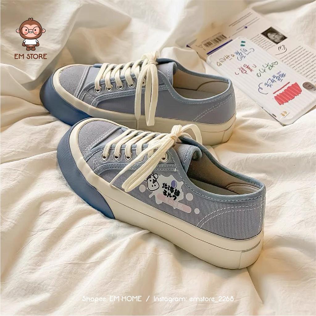 GIÀY SNEAKER COW| EM HOME | S0184