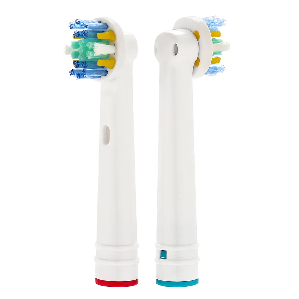 Cho máy Oral B Braun, bộ 4 Đầu Bàn Chải đánh răng điện thay thế MIHOCO EB18-P New   ,  phá tan mảng bám, cho răng trắng sáng