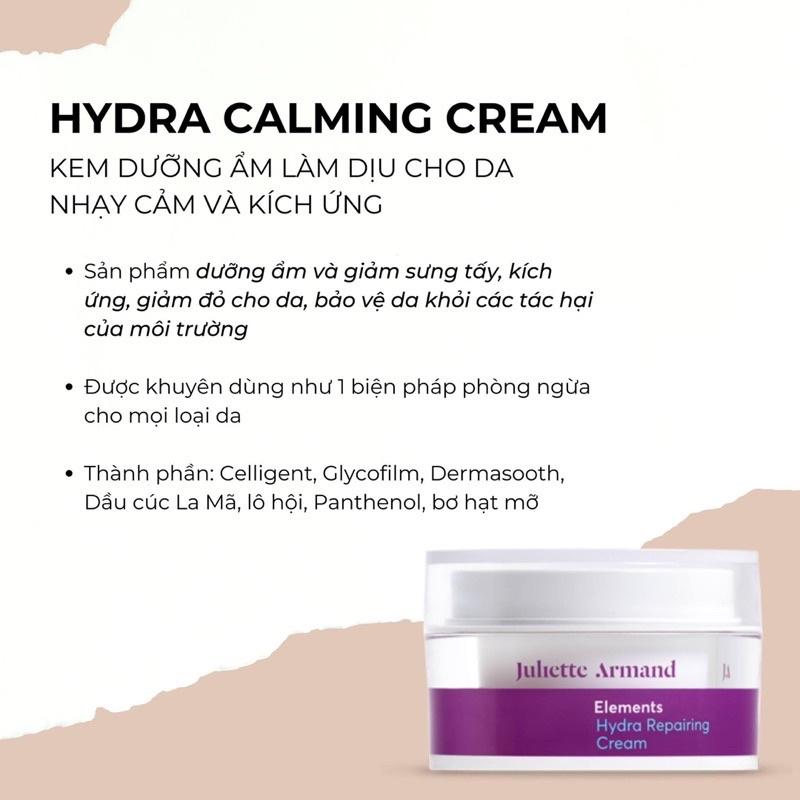 Kem dưỡng Juliette Armand Hydra Calming Cream phục hồi làm dịu cho da nhạy cảm