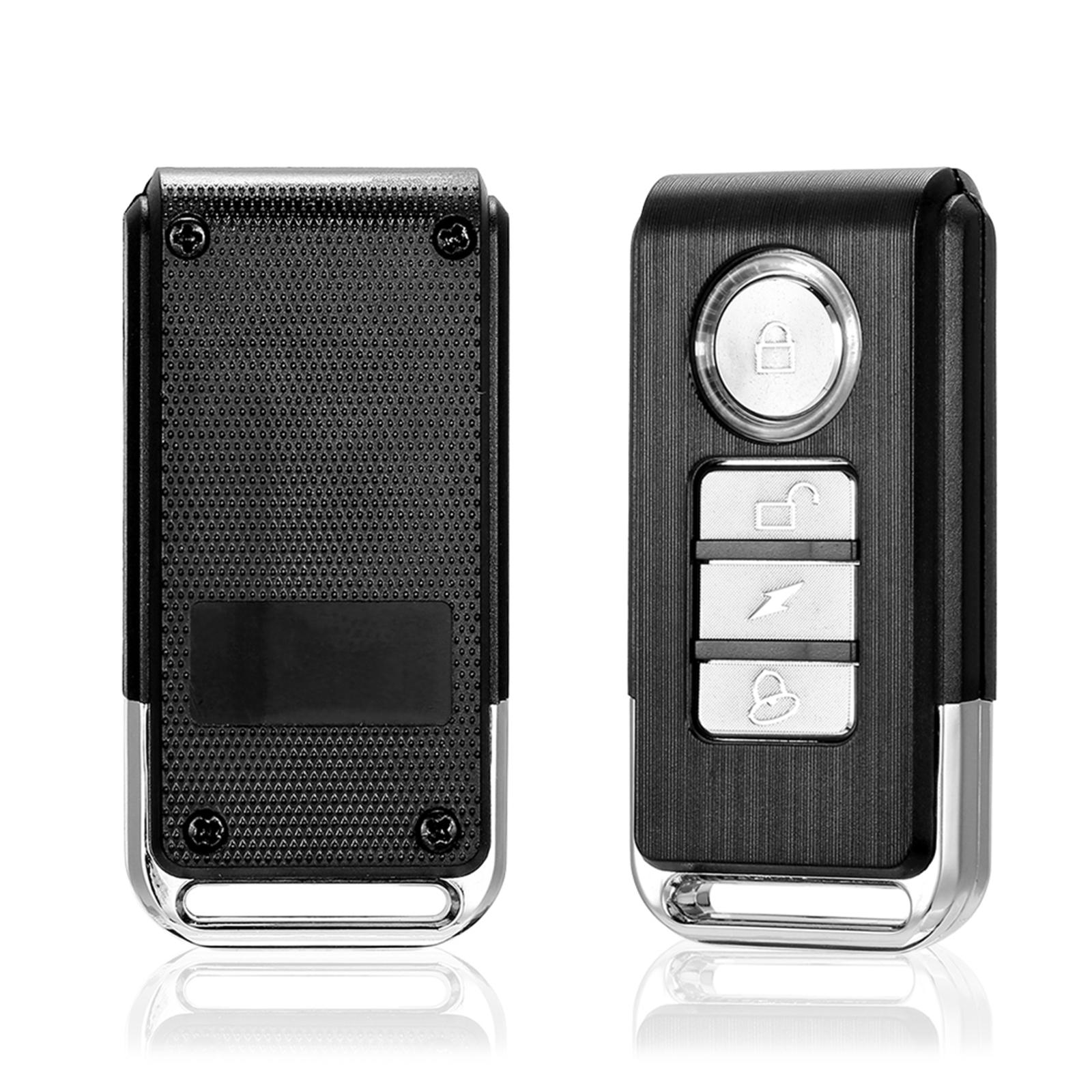 Bicycle/ Electric Tricycle/ Door/ Window Vibration Alarm Intelligent Anti-theft Alarm Wireless Remote Control Alarm Supper Loud Waterproof Adjustable Sensitivity