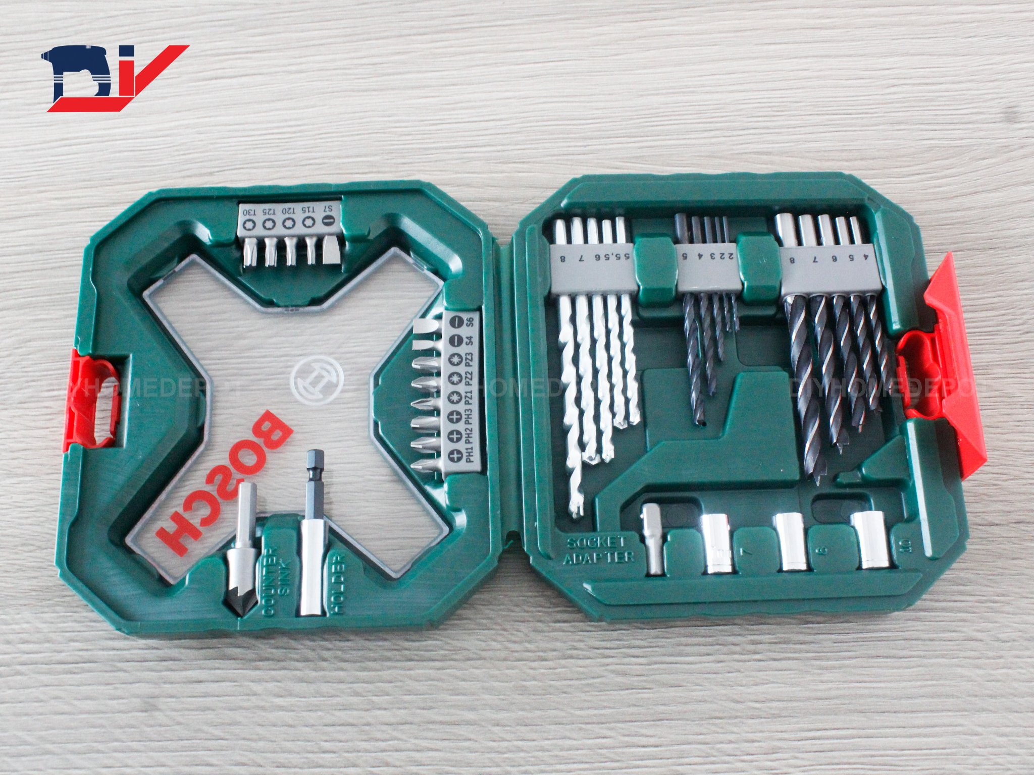 Bộ Mũi Khoan Và Vặn Vít X-Line 34 Chi Tiết Bosch 2607010608