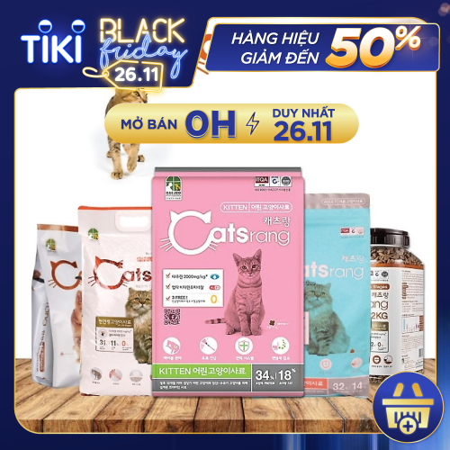 Catsrang - Thức Ăn Hạt Cho Mèo Con - Catsrang Kitten (Túi 1,5 Kg)