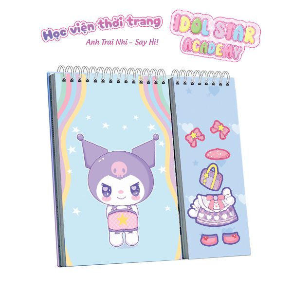 Sách - Sticker Thời Trang Happy Fashion Show Học Viện Thời Trang Cho Bé Thỏa Sức Sáng Tạo - ABBOOKS